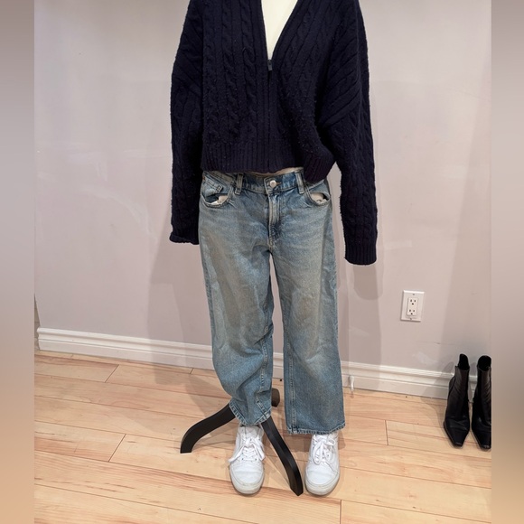 Marks and Spencer’s Blue Straight Leg Jeans Size 12 Regular - Picture 4 of 10